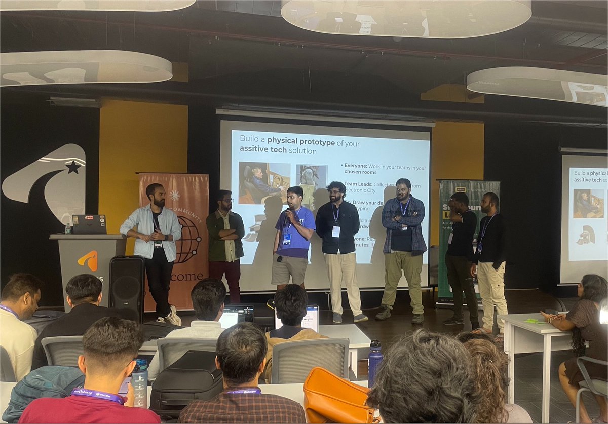 CaptVenk's tweet photo. The team of mentors at The Superhuman lab. @knowShubhangi https://t.co/QUY5auDcVC