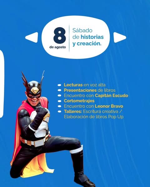 alejandrofbn's tweet photo. ¿Un plan bonito para este feriado? 📚💛
Cuentos, talleres, encuentros y muchas historias para compartir en familia 👶🏻🧒🏻
Nos vemos en Wawa Libro, en Yaku. Y sí… también estará Capitán Escudo. ¡Nos vemos hoy a las 15:00!

@Museos_Quito 
#sábado #feriado https://t.co/iYdpb9bF3L