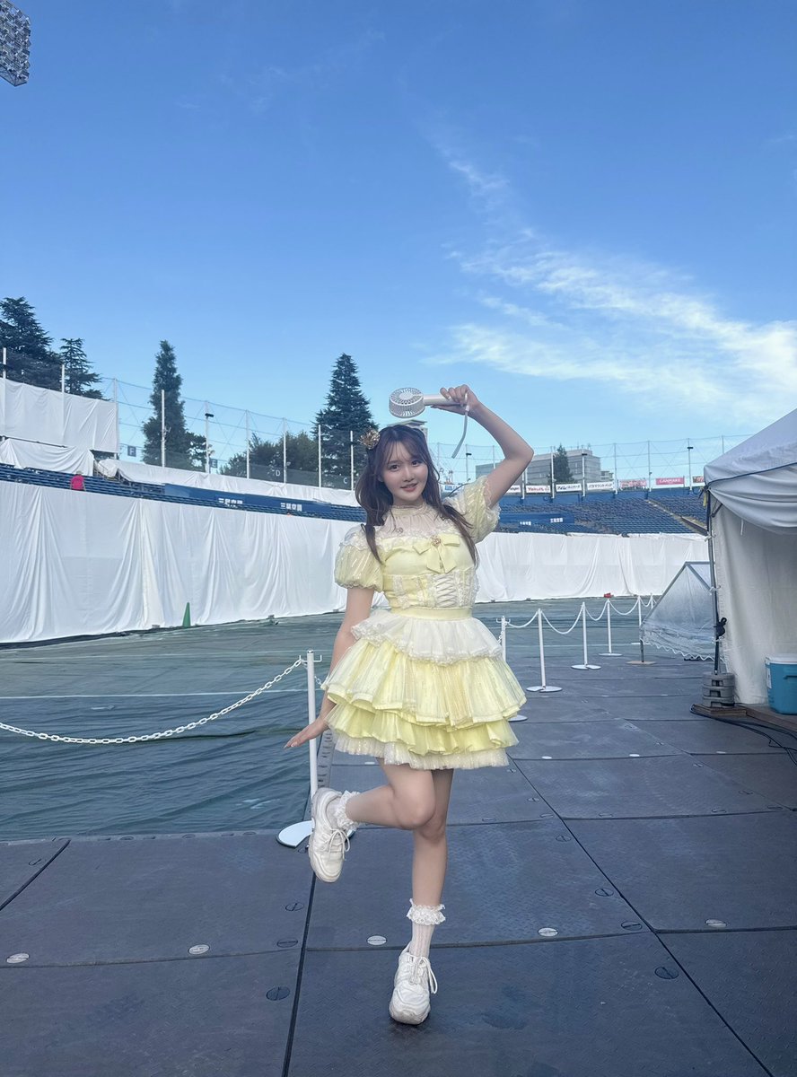 fujisawa_riko's tweet photo. 「東日本大震災・九州災害復興チャリティー 2026 神宮外苑花火大会」ありがとうございました！

初めての経験でしたが、はじめましての方も沢山見てくださって嬉しかったです🙇🏻‍♀️💖

ライブ後に浴衣で花火見れました!!🎇✨️
#神宮外苑花火大会 
#ニアジョイ https://t.co/36Ih6CJ5Hm