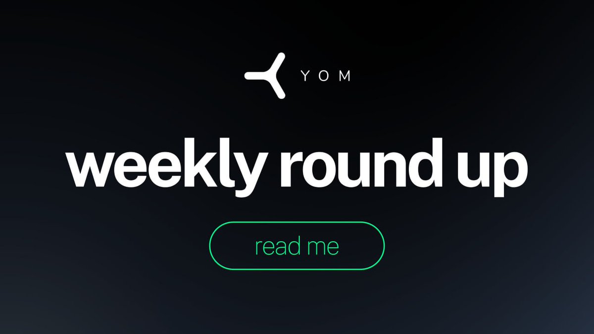 YOM_Official's tweet photo. This week on YOM 

→ AI companies burning billions on data centers while millions of GPUs sit idle at home

→ A $10M+ data center bill before a single workload runs distributed nodes skip all of it

→ Walter crossed one week live on fully decentralized infrastructure

→ One GPU streaming a game at 7pm, processing inference at 3am same machine, zero idle time

→ $YOM settling compute on-chain 5% burn per session, hardcoded

→ First batch of NANO devices delivered to Freshminers fulfillment underway

→ Operators serving real workloads. No mining. No wasted energy.

The network doesn't stop building. 🫡