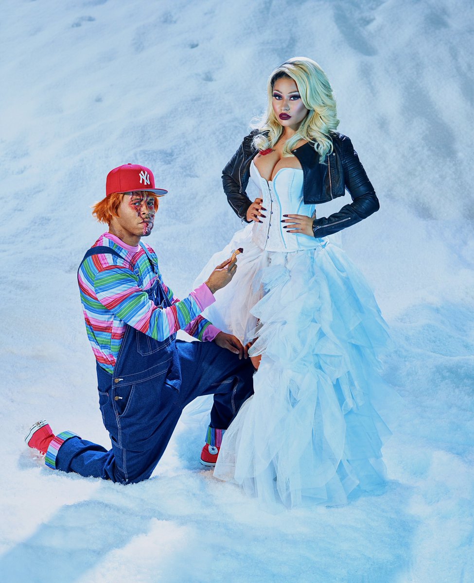 MinajTrans's tweet photo. 4K — Nicki Minaj as 'The Bride of Chucky' for Halloween. https://t.co/44C2Rpk9CV