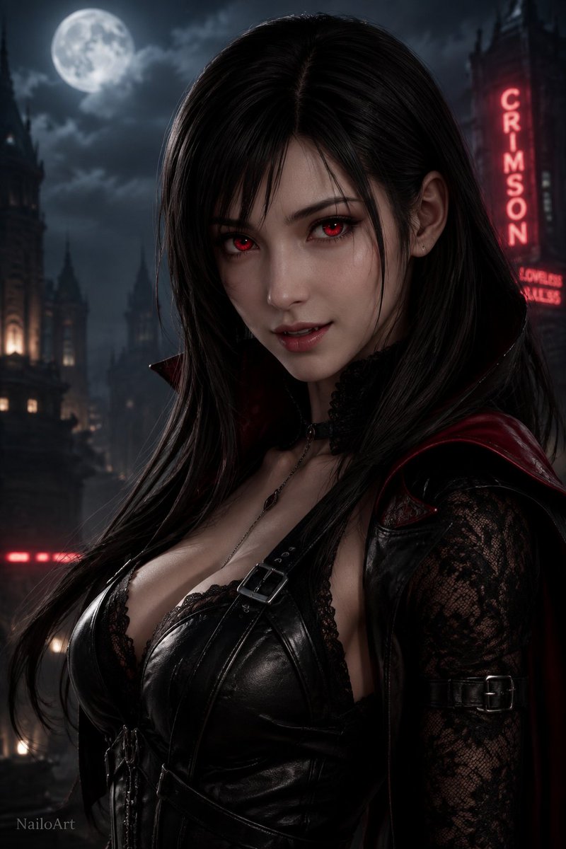 RedWing_90's tweet photo. Midnight predator. Tifa Lockhart reimagined in shadows and leather.” 🩸🌑
#NailoArt #TifaLockhart #VampireTifa #FF7Rebirth #ModernGothic #InEngine #CinematicRender #GamingVisuals #DarkFantasy #LeatherStyle https://t.co/W4KPNrqvCr