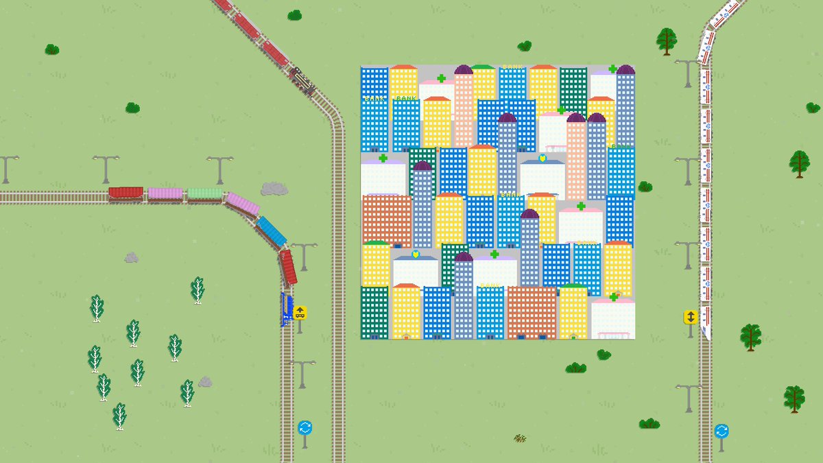 2dIsEnough's tweet photo. Tiny Train Tycoon

#ScreenshotSaturday #gamedev #indigamedev #sologamedev #ukrgamedev

Wishlist here:
https://t.co/EljVkdxbsK https://t.co/3wlbuwXAEF
