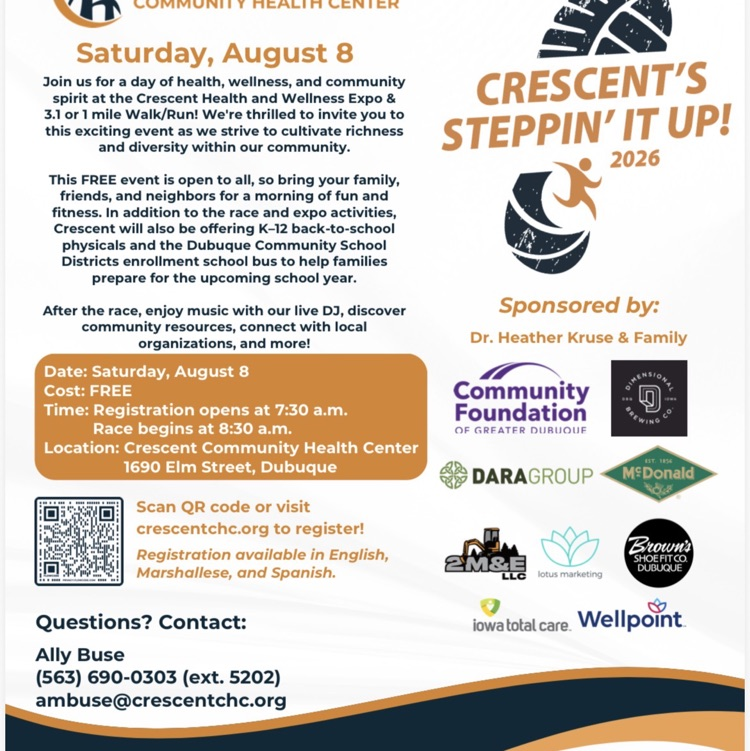 KeystoneAEA's tweet photo. Stop by to see us today 8/8 at the Crescent Health Steppin' It Up event in Dubuque! 🏃 https://t.co/WRS5XExhlM