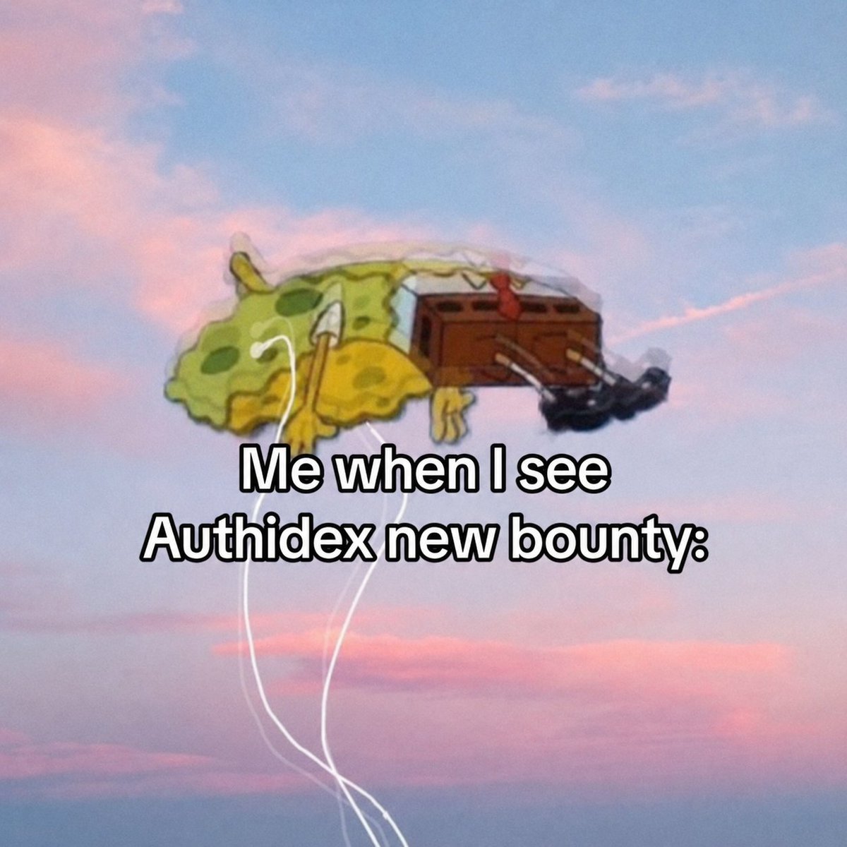 Authidex's tweet photo. Literally me every time there's a new bounty on Authidex https://t.co/4mebuzJTL7