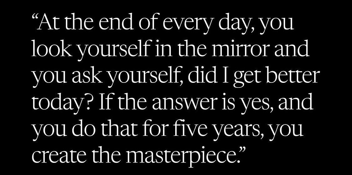 Elkins's tweet photo. My goal every day…
to lay my head down proud.  Quote by Kobe Bryant. 🎯🏀 https://t.co/gCUhIIGouu