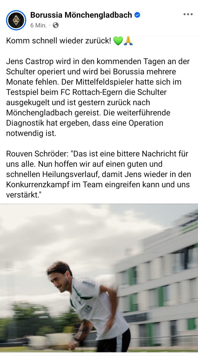 Mic_713's tweet photo. Jens #Castrop wird mehrere Monate ausfallen. Puuuh, ist das bitter.😞

Mal eine Saison ohne großes Verletzungspech wäre ja auch zu schön...

#Borussia #Bmg #Gladbach https://t.co/UtEtqfq0aT
