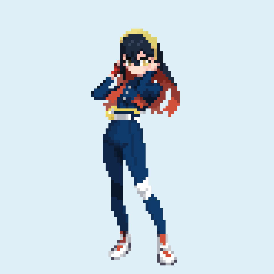 castle_bear's tweet photo. ゼイユ (carmine)
#ドット絵 #ポケモン #Pokemon #pixelart https://t.co/GyDdL0Iqe3