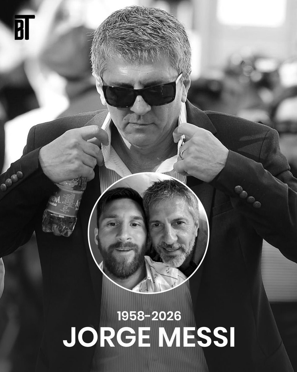 StriesFootball's tweet photo. He fought hard for him to get treatment and become one of the greatest football players ever. Managed his son’s career for over a decade. At 68, he passed away last night 
RIP Jorge Messi the father of Lionel Messi Condolences to @TeamMessi 

#RIPJorgemessi https://t.co/0H8nZje51L
