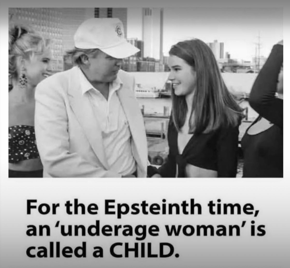 RMcA45's tweet photo. @TheShadowIntelX Actually, the most embarrassing moment was when a born rich playboy pedophile real estate developer became POTUS. https://t.co/QU2yENMjfT