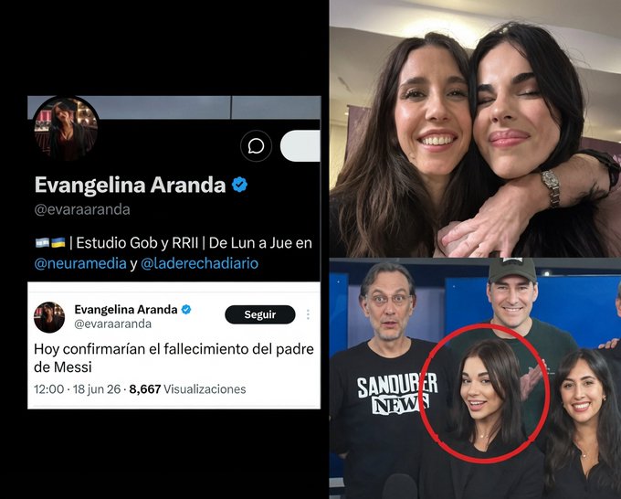 Jackes_is_back's tweet photo. Se te dio Florencia Peña hija de remil vagones de putas.

Y no me olvido de astas forras también de la misma madre, ELLAS DOS EMPEZARON EL RUMOR 👇

Ale Fantino @fantinofantino ya rajaste de Neura a la primera que difundió la Fake News del padre de Messi?  

Javier Negre @javiernegre10 ya rajaste de La Nenecha Diario a la primera que difundió la Fake News del padre de Messi?  

Pilar Ramírez  @PilarRamirezmpr ya rajaste a la ñoqui que tenés en la Legislatura de la Ciudad trabajando para LLA que fue la primera que difundió la Fake News del padre de Messi?  

Hasta los kirchneristas rajaron a Flor Peteña, USTEDES NO LA VAN A RAJAR A EVANGELINA ARANDA? 🤬