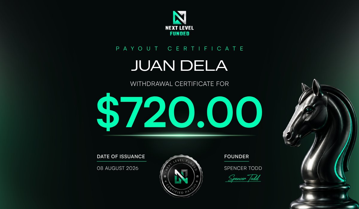 NextLvlFunded's tweet photo. Nothing beats celebrating another trader's success.

Congratulations on your payout! https://t.co/iinXOeuEpN
