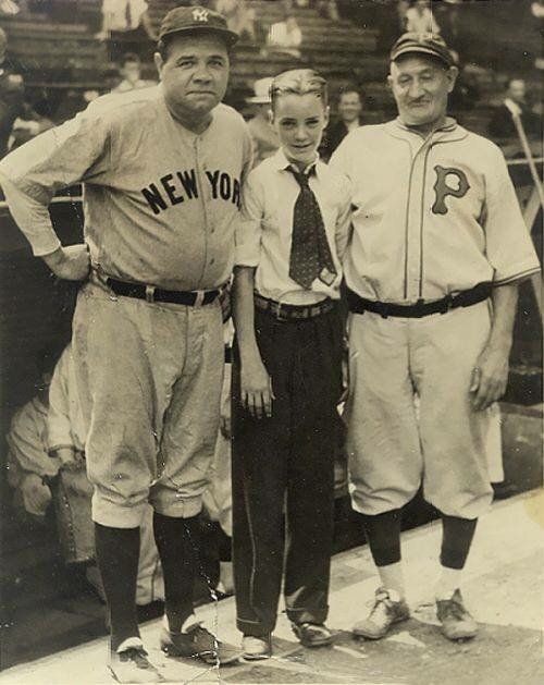 baseballinpix's tweet photo. Babe Ruth and Honus Wagner. The two stars of condescending eras of hits vs. home runs. https://t.co/oMST3I0GpV