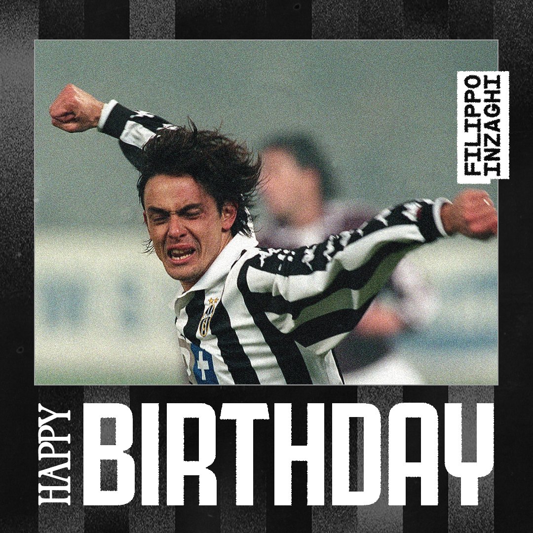 juventusfc's tweet photo. Tanti auguri Pippo! 🎂 https://t.co/jBEXs5OuQ8