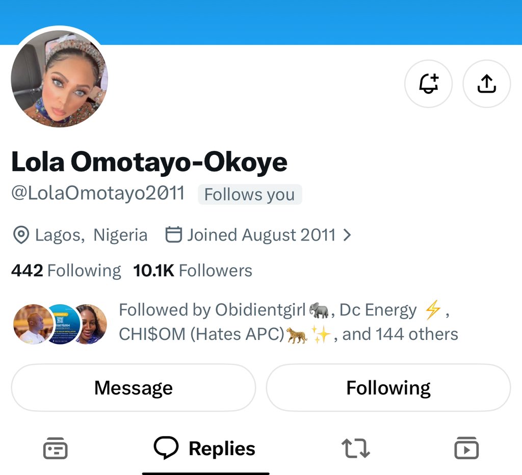 Morris_Monye's tweet photo. Please show @LolaOmotayo2011 some love. https://t.co/WuDRlnkakF