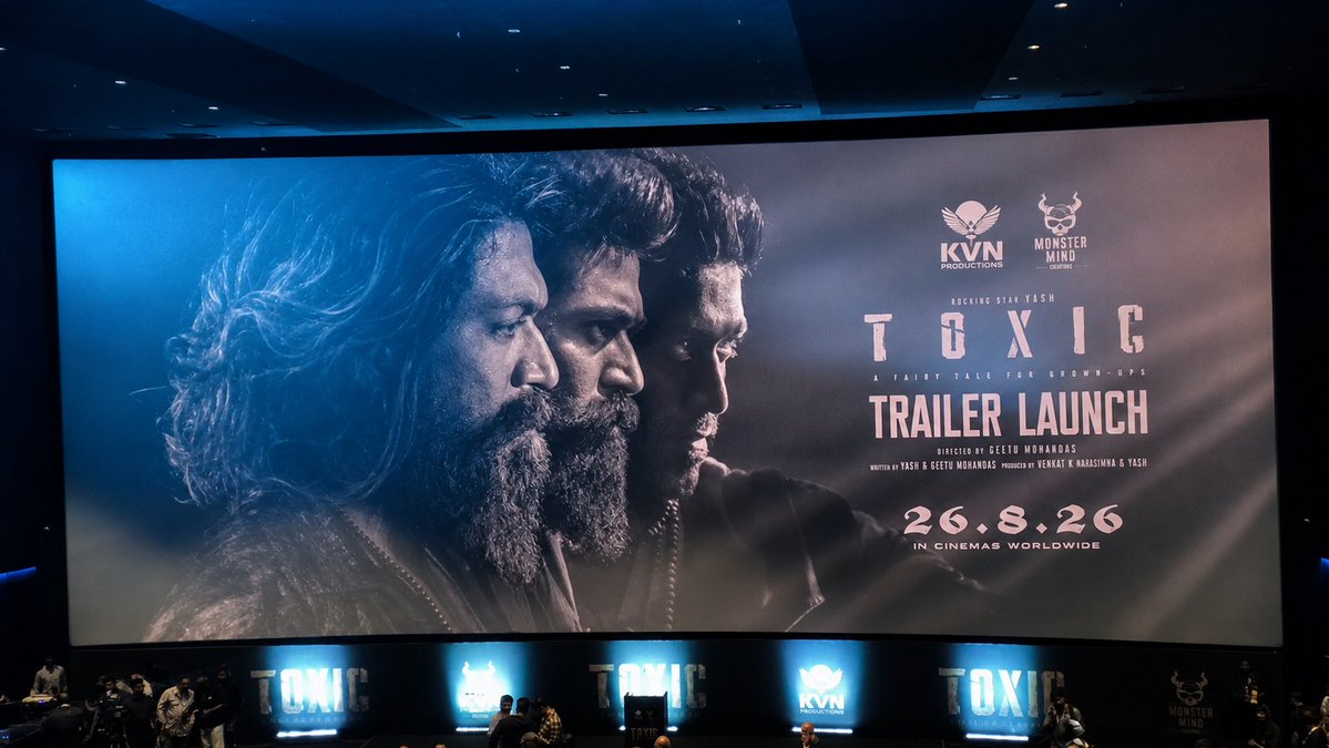 RodRaisar's tweet photo. Dragon Has 3 Heads @TheNameIsYash 🐉

#ToxicTrailer #ToxicTheMovie https://t.co/8Xt03348WG