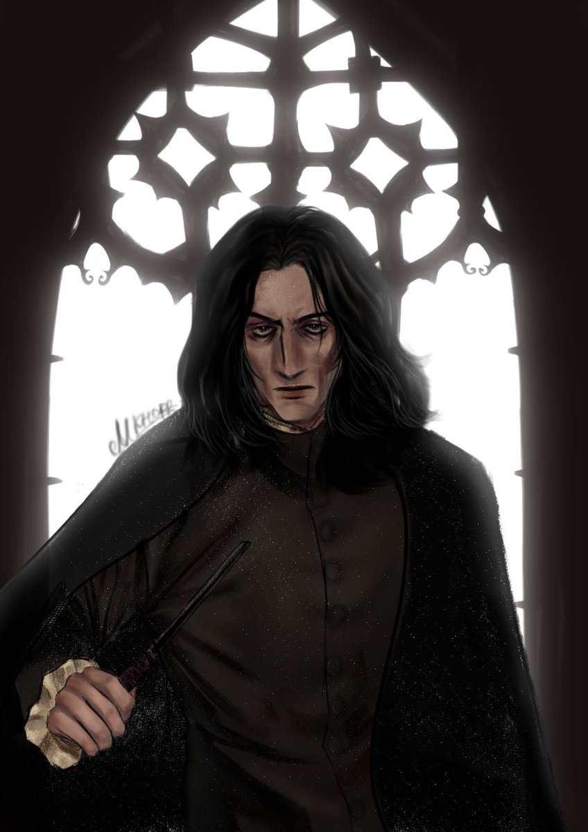 Mk_Hoff's tweet photo. My work
#shape #severussnape #artworks #harrypotter
#fandom #alanrickman #art #drawning #digital https://t.co/JpI2v4dQ54