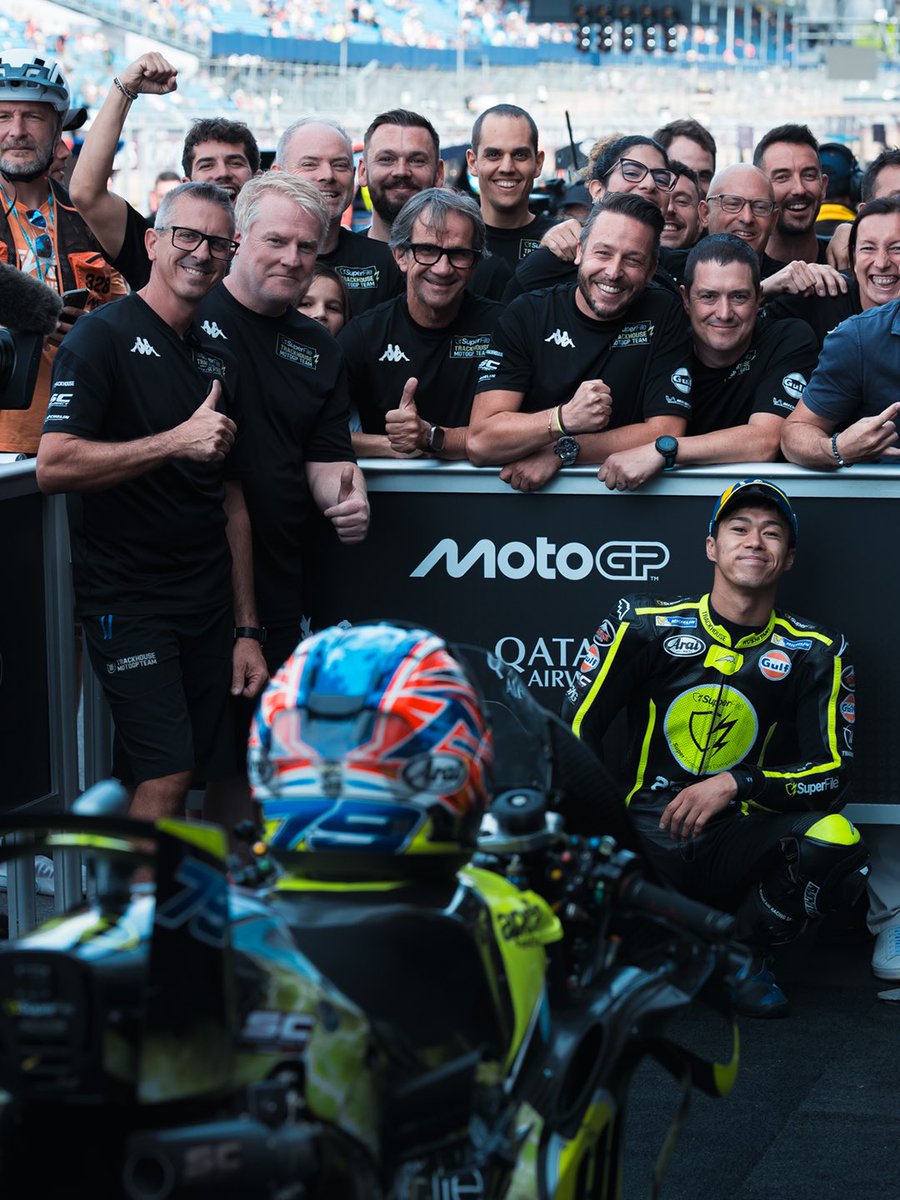 TrackhouseMoto's tweet photo. Clear skies ahead. 

#BritishGP https://t.co/zC7ORQN53J