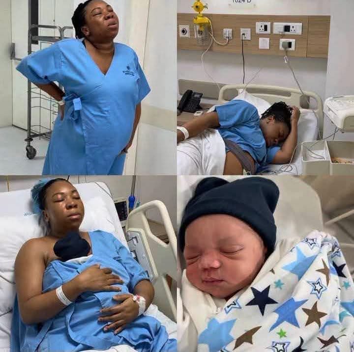 oma22k's tweet photo. 3 days of labor, 😭😭😭😭😭😭😭 I was booked for CS this morning but my baby boy decide to arrive this night without any stress or struggles 🥰
I cant believe i push out a big baby like this by myself 💃

God is great, 🙏

I am so tired , help me appreciate God all parents. https://t.co/j02kfOQYJG