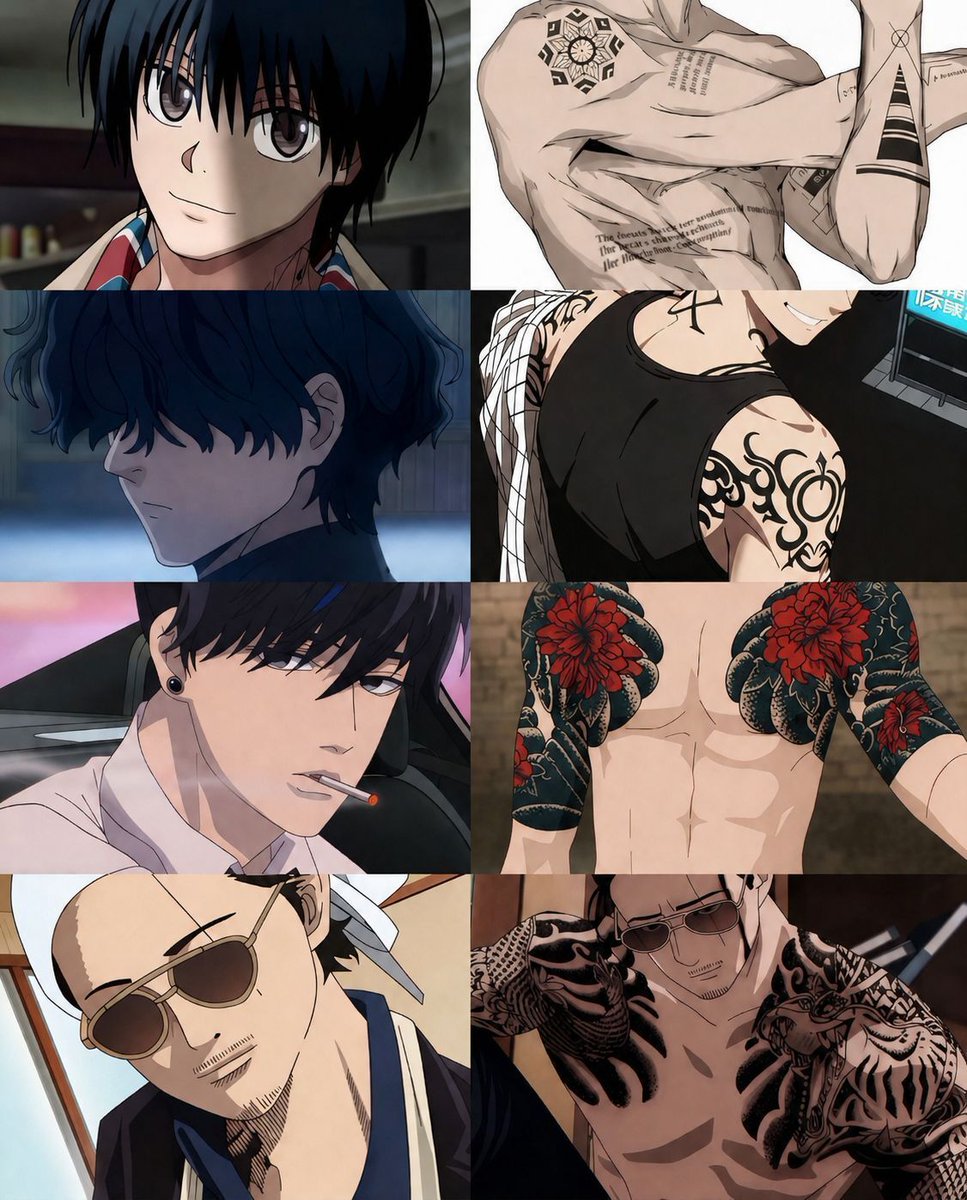 animeposts's tweet photo. The character             The tattoos https://t.co/WbaotkTV6L