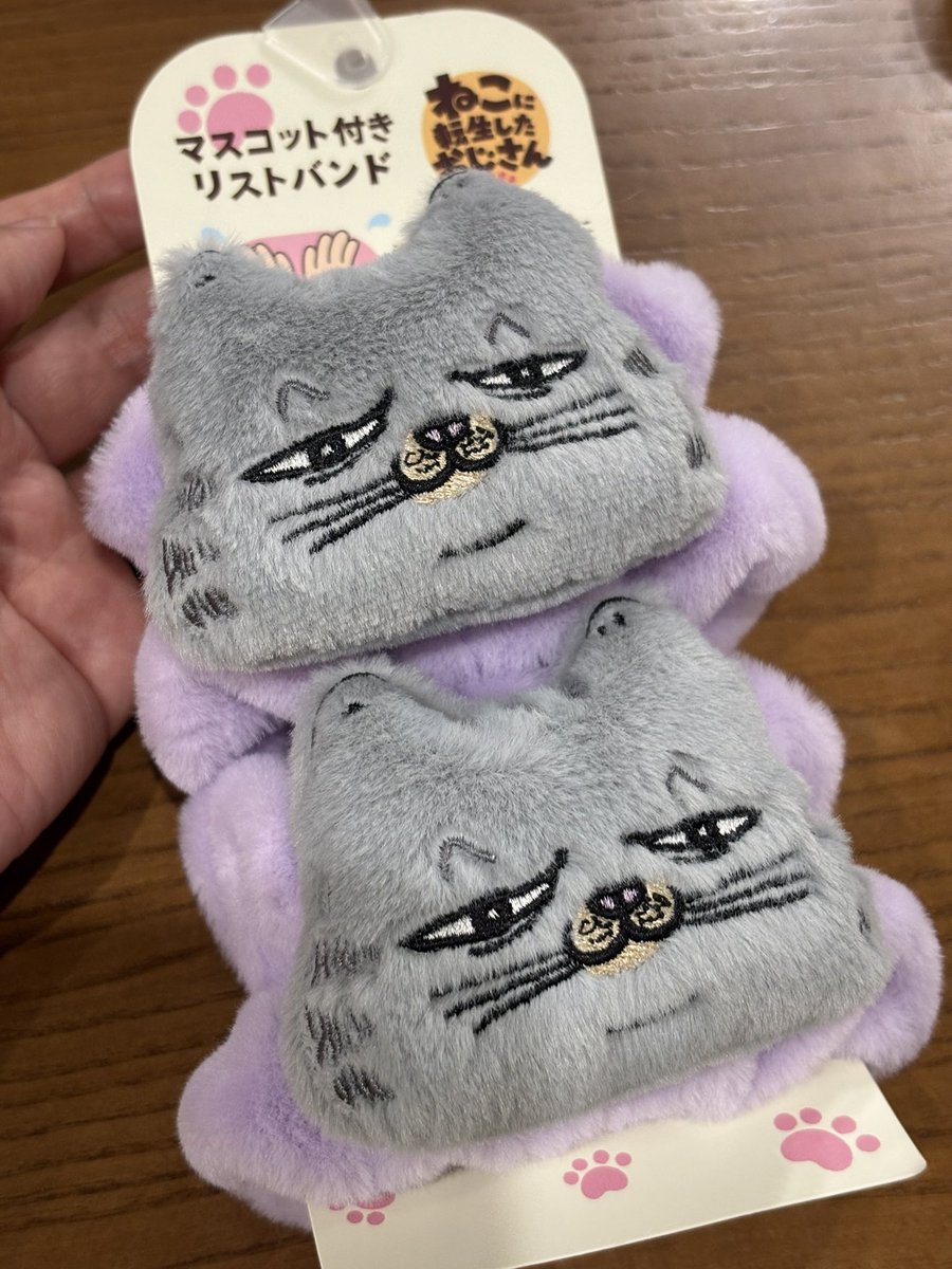 isoji_t's tweet photo. さっき実家寄ったら妹がくれたリストバンド
長袖着てる時期の洗い物時とかに使うらしい。
両手にガンちゃん〜🐈‍⬛🐈‍⬛ https://t.co/MkdUrlvQcm