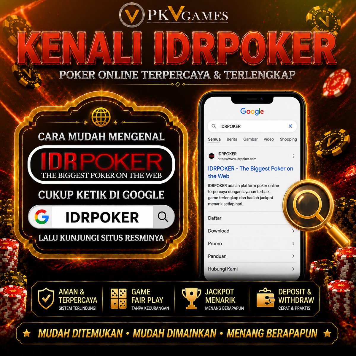 idrpokerpkv's tweet photo. IDRPOKER | The Biggest Poker On The Web
Ingin mengenal lebih dekat IDRPOKER? Cukup ketik IDRPOKER di Google dan temukan informasi terbaru seputar dunia poker online.

⭐ IDRPOKER Official
#IDRPOKER
-
-
-
Paket Data Cahya BRIN #KUOTASERBA8RIBU #ZamanAI https://t.co/OBWMhWQ8E3