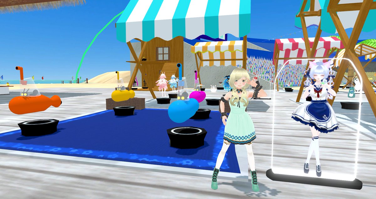 ateliertubu's tweet photo. 8/9の13時はV-Fesがオープン　新たなお店も加わって更にパワーアップです。
https://t.co/BkL4snO0Ns　　　#cluster #vfes https://t.co/FPKwTNuorZ