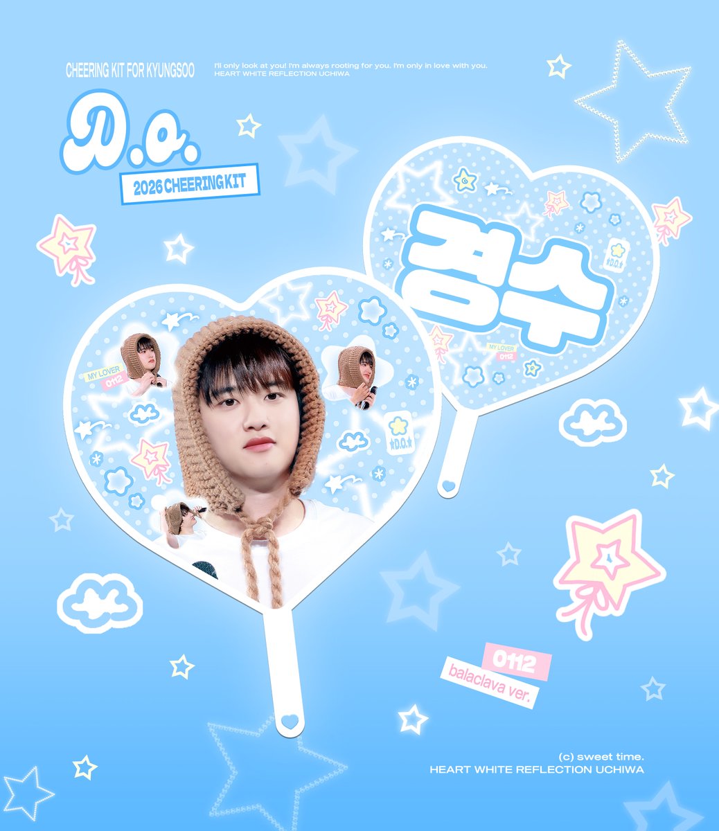 112sweettime's tweet photo. 2026 CHEERING KIT FOR D.O.HKYUNGSOO in Tokyo  (c) sweet time

🗓️ ～ 8/14
📎 https://t.co/trQkCePynY

8/16 DOH KYUNG SOO JAPAN FANMEETING 'This station is SUMMER' 🚃 会場受け取り・会場販売！ᵔ‿ᵔ 🩵
ご予約いただいた分はあらかじめご用意いたします。会場販売用の在庫も一部ご用意しておりますが、事前予約がない場合は品切れとなる可能性がございます。