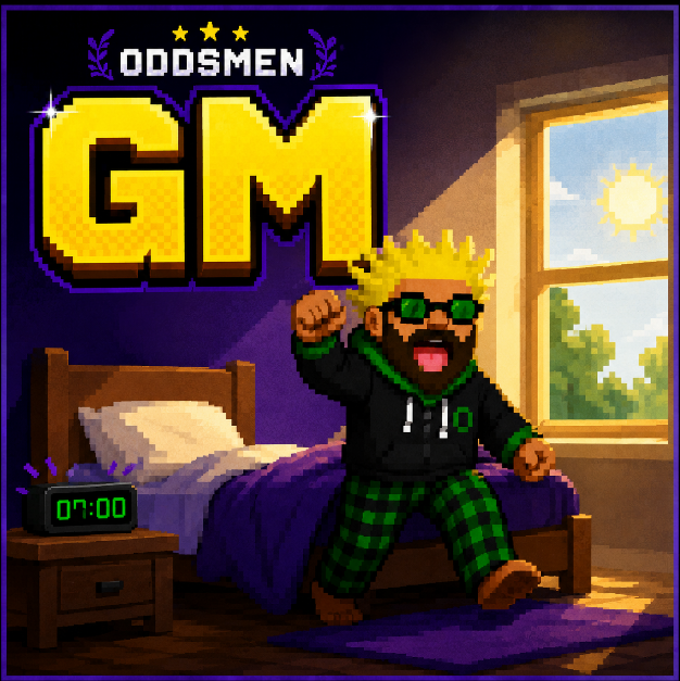 Oddsmen_'s tweet photo. GM everyone - say GM back if you are ready for the Art Reveal 
Approx 2 hours from now :) https://t.co/Ohh2LdC77V