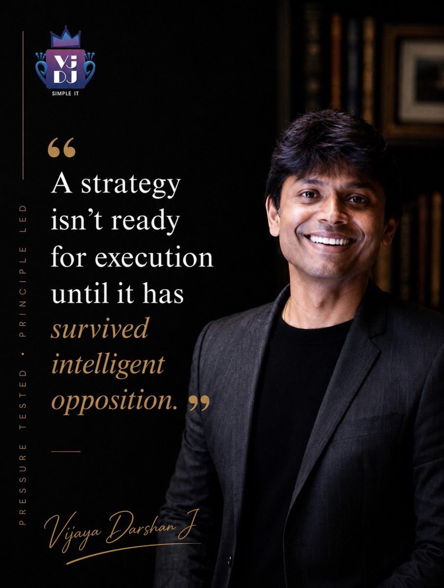 VjDJ_X's tweet photo. #StrategicLeadership #BusinessStrategy #DecisionMaking #CorporateGovernance #FamilyBusiness #StrategicAdvisor #VjDJ
#VjDJDecisionLens https://t.co/iZKw1RHZOQ