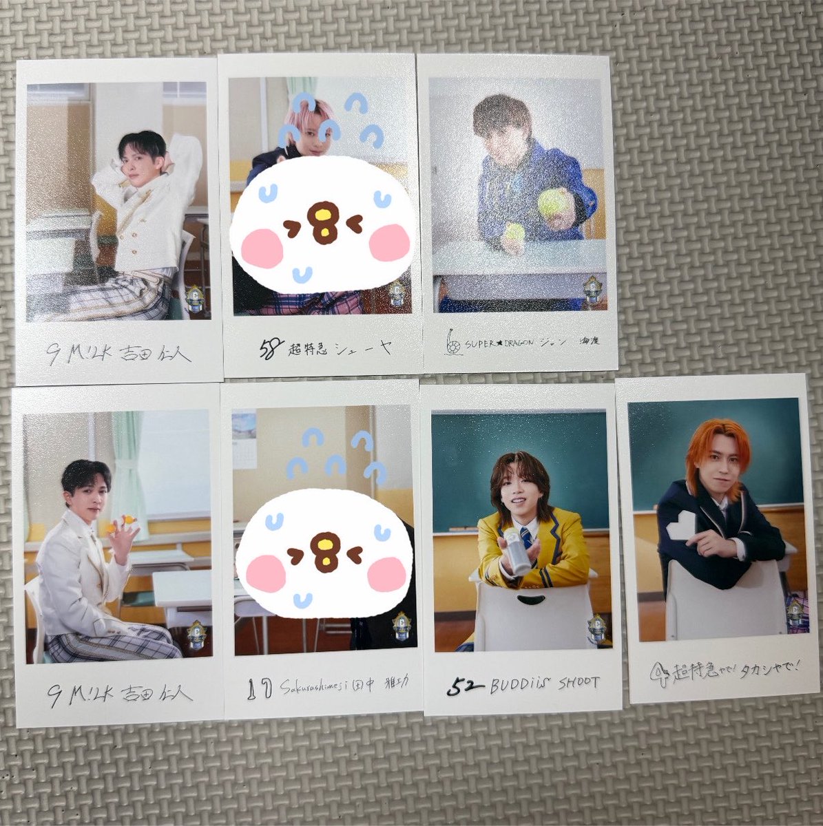 chi_gnjb's tweet photo. エビライ  アクキー 学生証キーホルダー ミニフォト 交換 Team C

【求】 小泉光咲

【譲】
アクキー：長野凌大 山中柔太朗 NAOYA KEVIN
学生証：山中柔太朗 曽野舜太 TETTA 
ミニフォト：吉田仁人 ジャン海渡SHOOT タカシ

8/16会場にて手渡し

お気軽にお声掛けください✨️ https://t.co/utg8GCj1Cv