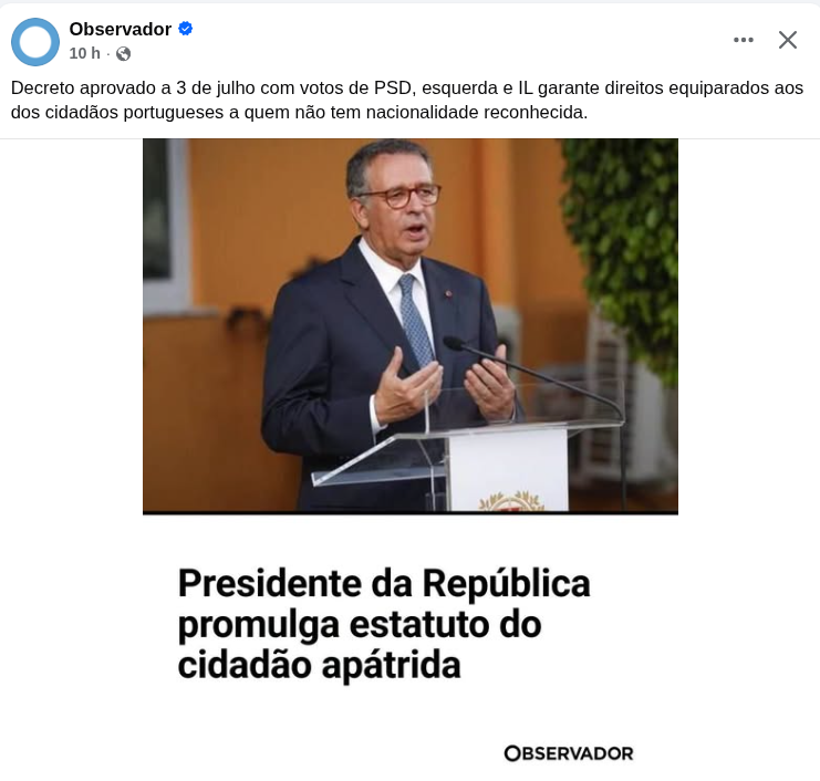 Russowsky1959's tweet photo. Votaram nele?
Agora aguentem...
Tudo o que cá chegar sem documentos vai reclamar o estatuto de apátrida. Como vão conferir? https://t.co/YWvsANwx4Y