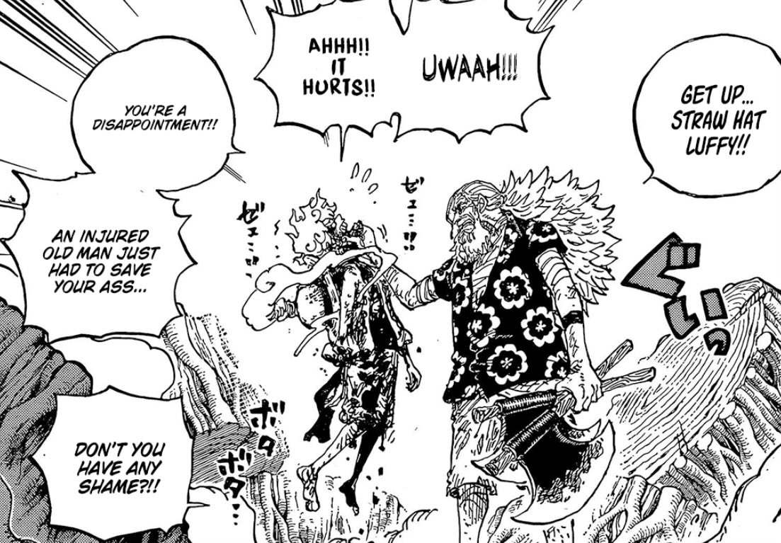 writingpanini's tweet photo. #OnePiece #OnePiece1190

It is quite impressive Luffy is still in Gear 5 despite being injured and weak.

Maybe he has to stop thinking he can’t keep this form for a long moment and it’s all in his head. His imagination seemingly allowed to heal himself too. https://t.co/sNvPtZpsrW