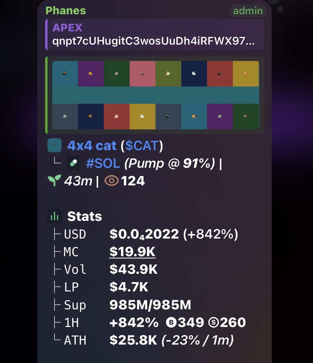 jogosHP's tweet photo. 2x from my call $CAT

qnpt7cUHugitC3wosUuDh4iRFWX97CqAtHEMb2mpump

#Solana #SolanaMemecoins #Memecoin #fomo https://t.co/mkjgAbtRqN
