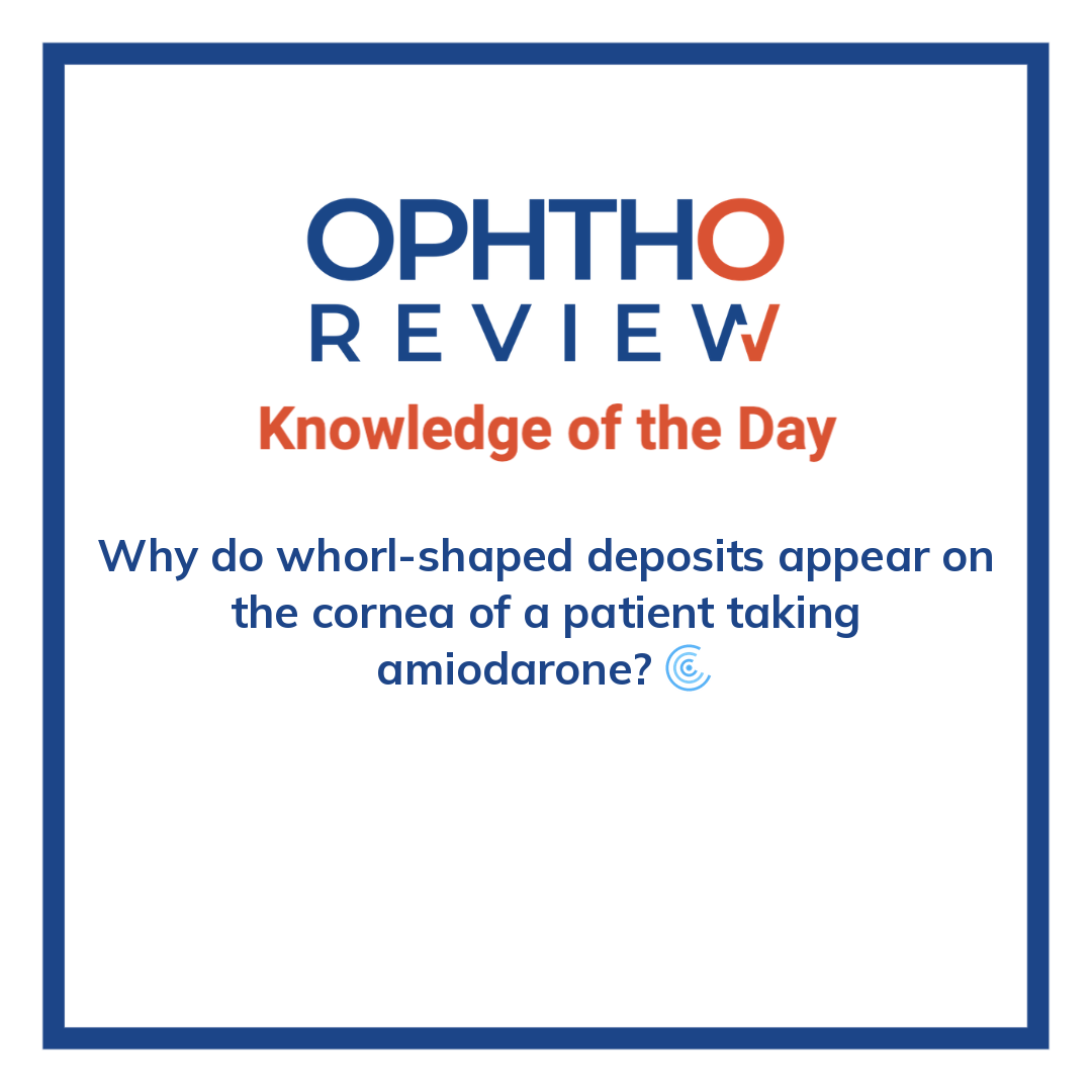 ophthoreview's tweet photo. Whorl-shaped deposits

#ophthoreview #ophthalmology #ophtho #ophthalmologyresidency #ophthalmologist #surgicaleducation #medicaleducation #meded #surgery #medicalstudent #medicine #medicalschool #resident #residency https://t.co/DZ9L23bprG
