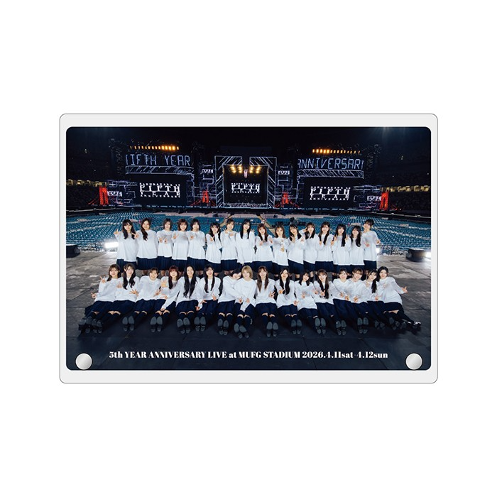 HMV_Japan's tweet photo. #櫻坂46 ◢
『5th YEAR ANNIVERSARY LIVE at MUFG STADIUM』
ライブBlu-ray＆DVD 9/9発売🌸✨

💝@ Loppi・HMV限定セット
ライブフォトアクリルプレート

💝@ Loppi・HMV限定特典
オリジナルA5サイズノート

🔻ご予約はこちら
https://t.co/yUP3VT5VuH

#Sakurazaka46 https://t.co/grcZfXb3bs