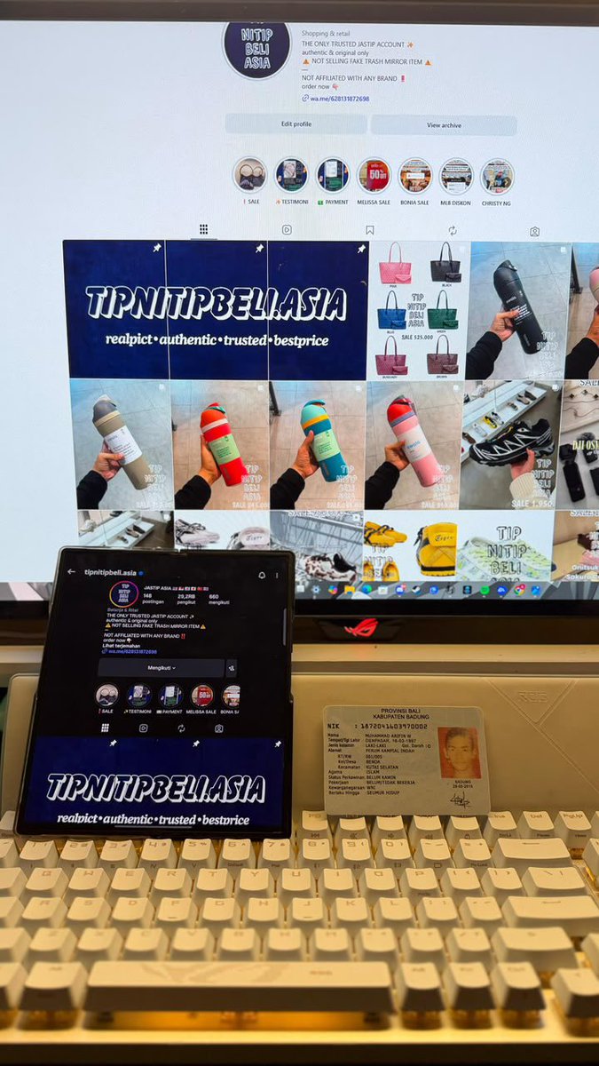 whimsouleil's tweet photo. guys hati hari ya sama akun ig ini (@/tipnitipbeli.asia), aku kena tipu 565k😢 https://t.co/h73EzpYcPK