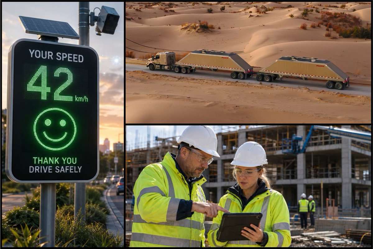 HighwaysToday's tweet photo. 🚧 Special Briefing: The Future of Construction is About More Than Building

Three stories exploring how technology, incentives and business models are reshaping the infrastructure industry:

🔹 Why Rewarding Good Drivers Could Transform Road Safety explores how positive incentives, rather than penalties alone, could encourage safer driving and deliver better long-term outcomes: https://t.co/z6UZfoLZ4V

🔹 Atlas is pioneering the next generation of autonomous freight with a scalable driverless truck fleet designed to improve logistics efficiency and supply chain resilience: https://t.co/czCjLfZDQu

🔹 Featured Editorial: The Biggest Change in Construction is Not AI, It's Recurring Revenue argues that the industry's most significant transformation isn't a new technology, but a shift towards long-term digital services, connected assets and continuous customer relationships: https://t.co/5QoC7PJUbC

💡 AI may be making the headlines, but the real transformation is happening underneath. From rewarding safer behaviour and autonomous freight to digital services that generate recurring revenue long after a project is completed, construction is evolving from a project-based industry into a continuous business built on data, intelligence and long-term value.

#Construction #Infrastructure #ArtificialIntelligence #RoadSafety #AutonomousVehicles #RecurringRevenue