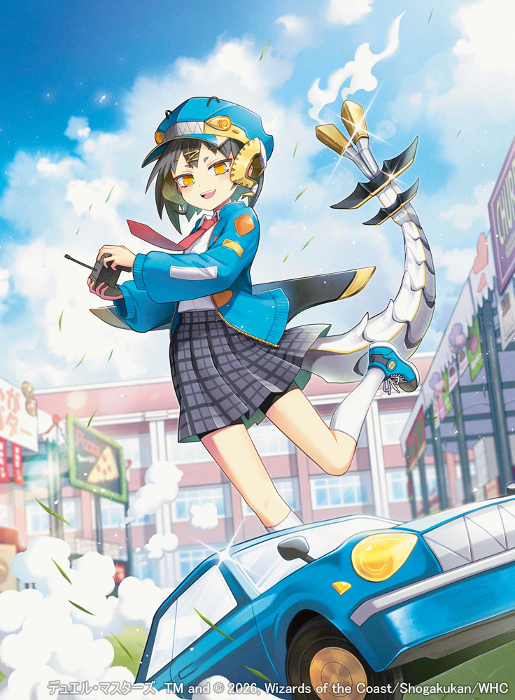 La_a_ra's tweet photo. 本日8/8発売
デュエル・マスターズTCG キャラプレミアムパック『ドラゴン娘になりたくないっ！文化祭だョ！全員集合!!ドラ娘100％パック』にて「吹貴ゼツ」を描かせていただきました。よろしくお願いします！
#デュエマ #デュエル・マスターズ https://t.co/rUQSjvQCHl