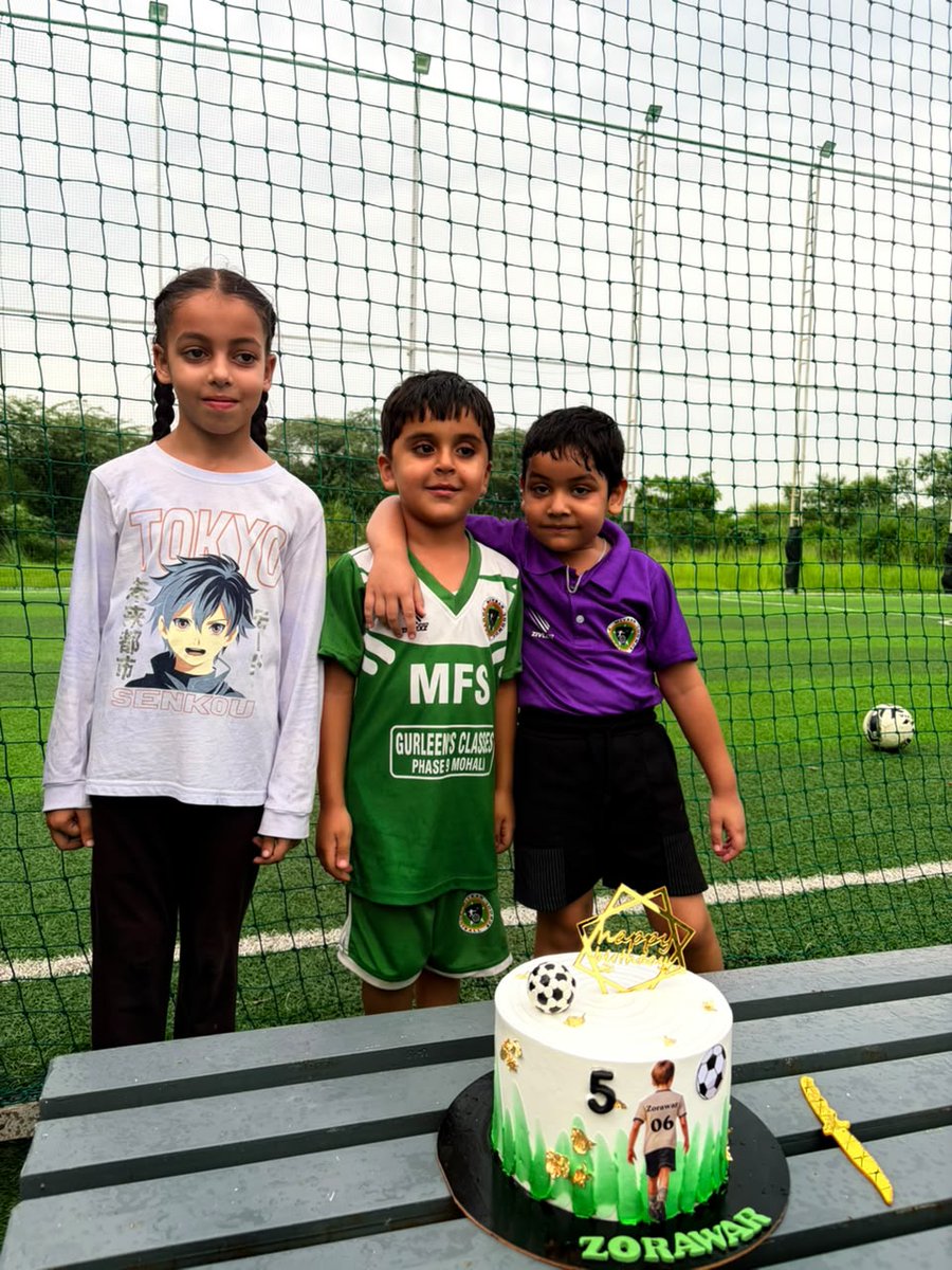 MivranFs's tweet photo. 🎉⚽ HAPPY BIRTHDAY, ZORAWAR! 💚🎂

A special day filled with football, fun, smiles, and unforgettable memories! 🥳⚽

💚

#HappyBirthdayZorawar #MivranFootballSchool #MFSFamily #FootballBirthday #TheDugoutArena https://t.co/5i1BL4Vf7H