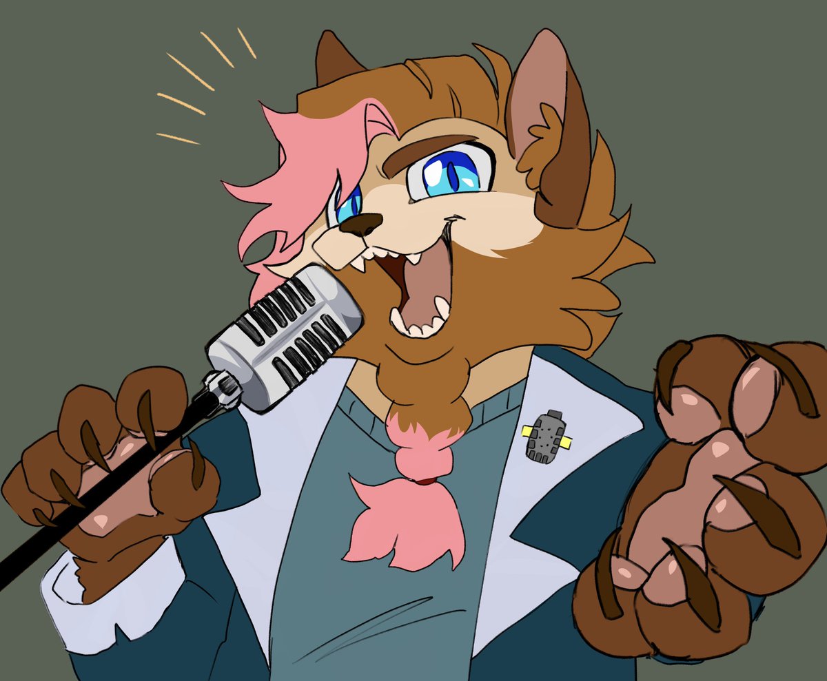 tehRogueVA's tweet photo. Surprise for anyone who didn't know I'm a furry.
This is my Sona Bard the Tanuki 
Original designd by @Chihuahua_fire_ 
He like me is plus sized very body positive and likes to voice act.
You can check out his personal twt @BardtheTanuki https://t.co/yU6l8vyeBa