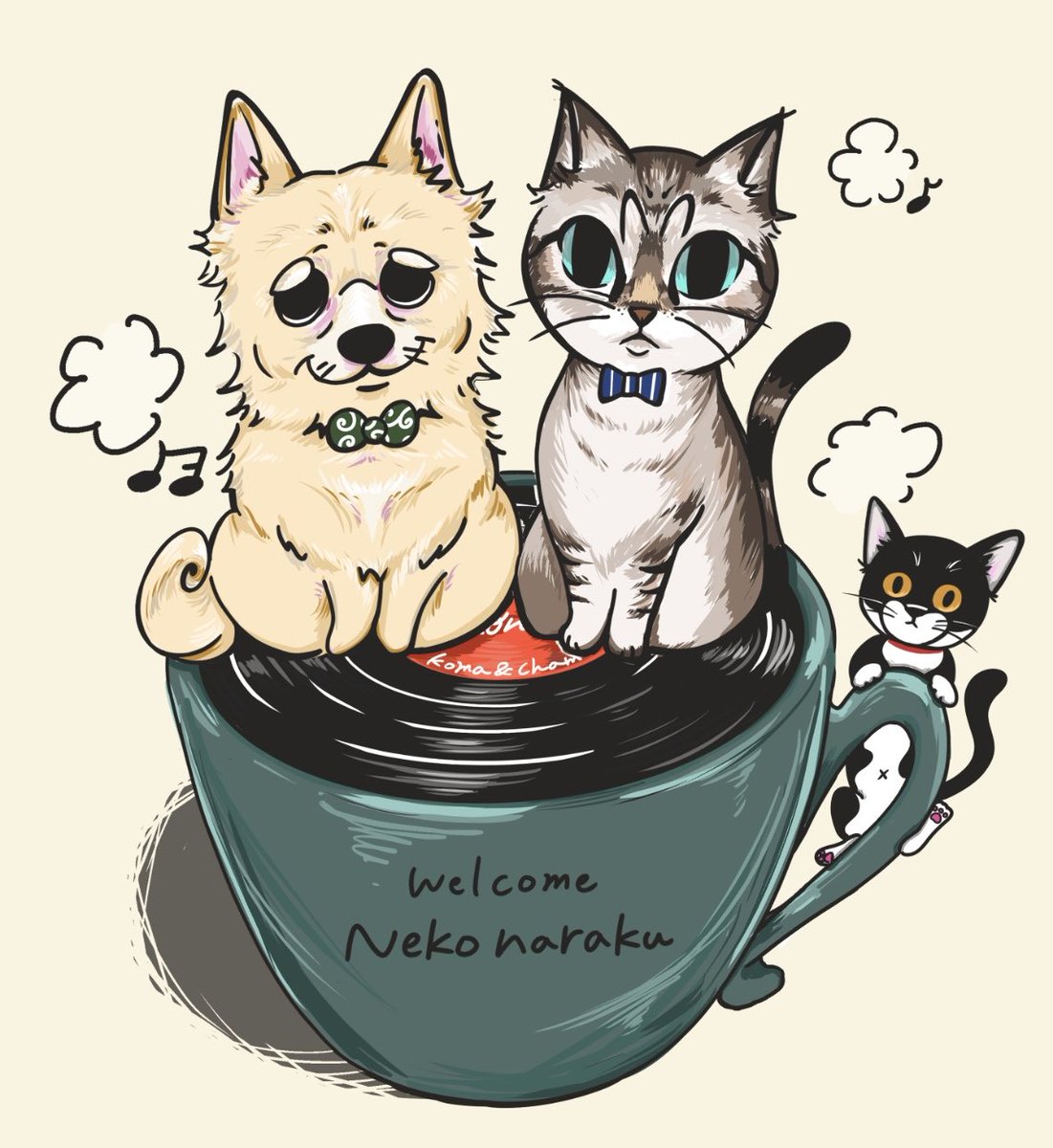 愛しのペットがいる皆様へ】 みてください‼️こちらのイラスト‼️ 猫