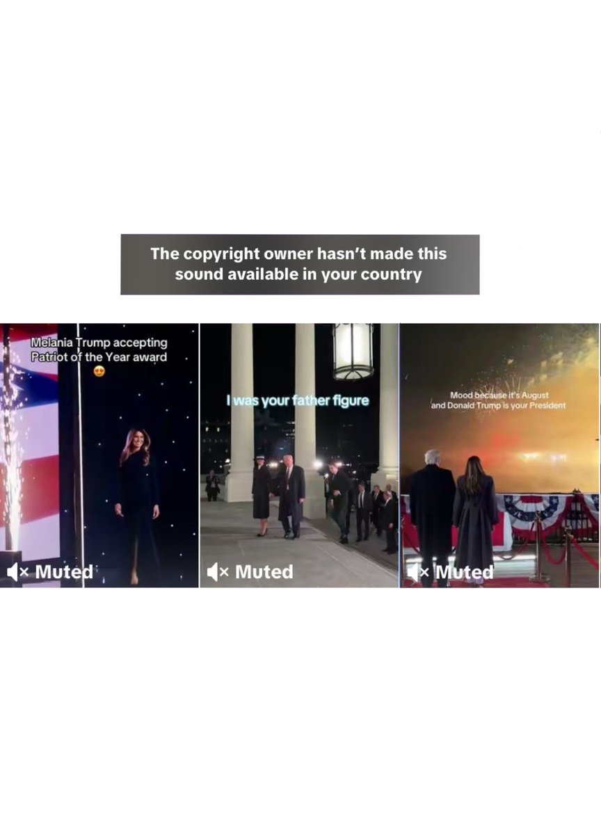 TimesSwift's tweet photo. 🚨 | Taylor Swift has removed the audios of her songs from TikTok's posted by Donald Trump’s team using them. https://t.co/Aqp2tnPRJQ