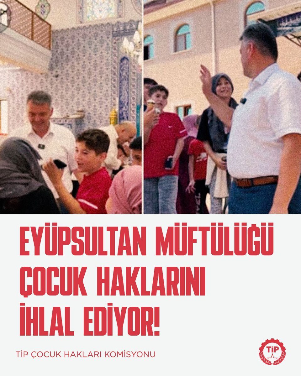 TipIstanbul's tweet photo. Bugün sosyal medyada Eyüpsultan Müftülüğü’nün kız çocuklarını kullanarak hazırladığı bir kara propaganda videosu yayınlandı. Hem başörtülü hem başörtüsüz çocukların yer aldığı; Manifest dinleyip dans eden arkadaşlarıyla onları Kur’an’a uygun davranmaya çağıran çocukların atışmasından oluşan bu video, çocuk haklarının kötü niyetle ihlal edildiğini gösteriyor.

Türkiye’de cemaat ve tarikat yapılanmalarının 25 yıllık AKP iktidarının desteğiyle güçlendiği biliniyor. Bütçeden devasa pay alan Diyanet İşleri Başkanlığı ise toplumun inanç özgürlüğünü korumak yerine siyasete alet edilen bir Siyasal İslamcılık pazarlıyor. Son yıllarda müstehcenlik suçlamasıyla kadınların hedef gösterilmesi sıklaşmış, son olarak genç kadınlardan oluşan Manifest müzik grubu dincilerin hedefi olmuştur. Kültür ve sanatı hedef alan iktidar mensupları bu grubu cezalandırmak için her türlü yasaklamayı kullanırken; Eyüpsultan Müftülüğü’nün çocukları pedagojiye tamamen aykırı bir videoda oynatması, Siyasal İslamcıların amaçlarına ulaşmak için kimleri feda edebileceğinin somut bir göstergesidir.

Pedagojik birikimden uzak müftülüğün çocukların müzik zevkine müdahale etmesi, dans eden çocukları Kur’an’a aykırı davranmakla suçlayıp hedef göstermesi açık bir hak ihlalidir. Çocukların gelişim dönemlerine uygun eğlencelerinin milyonların önünde “günah” olarak yaftalanması güvenliklerini tehlikeye atmakta, çocukları kin, düşmanlık ve ayrımcılığa sevk etmektedir. Tüm bunlar, devletin çocukları koruma sorumluluğunu yerine getirmek bir yana, Diyanet aracılığıyla hak ihlali yaptığını kanıtlamaktadır.

İktidarın “dindar ve kindar nesil” hedefi, çocukların küçük yaşta ayrışmasına ve militanlaşmasına neden olmaktadır. DİB çocuklardan elini çekmeli; 12 yaşından küçük hiçbir çocuk Diyanet’e emanet edilmemeli, daha büyük yaştaki çocuklar için ise dini kurumlar sıkı şekilde denetlenmelidir. Çocuklara bilimsel ve pedagojik ilkelerle eğitim vermek devletin asli görevidir.