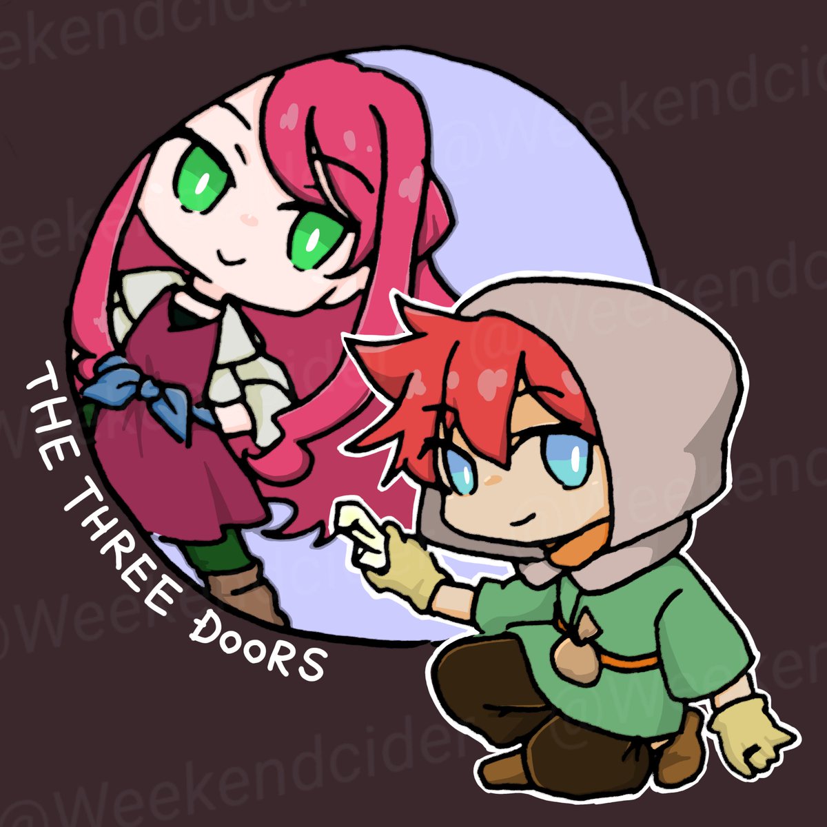 Weekendcider's tweet photo. 『勇者ライと3つの扉』よりライとソニア
⚠外見捏造 https://t.co/WGd5WHyZV9