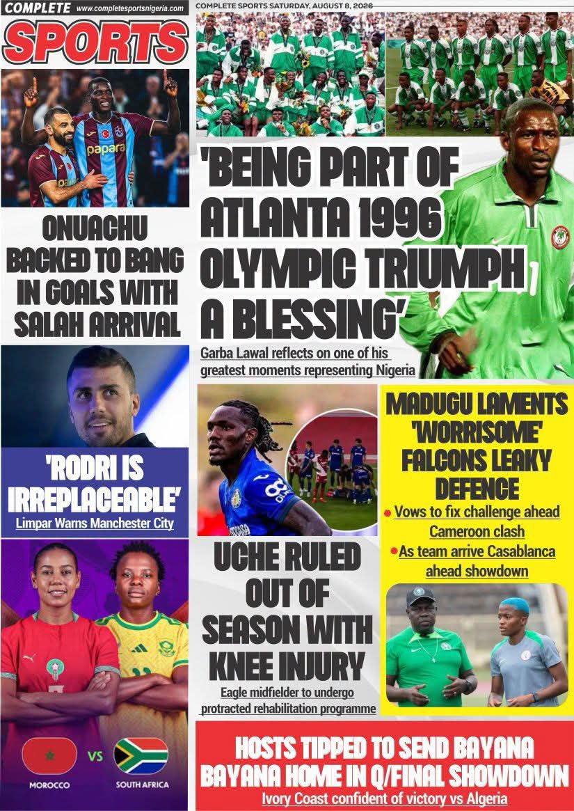 standard_ngr's tweet photo. 2. Punch Sports Extra
Messi dismisses son's Barca return
3. Complete Sports
Adeleke Osun State Government Another Saturday #BBNaija EFCC #momsonn #LaCasaDeLosFamososMรฉxico https://t.co/w5Sq0odMmX