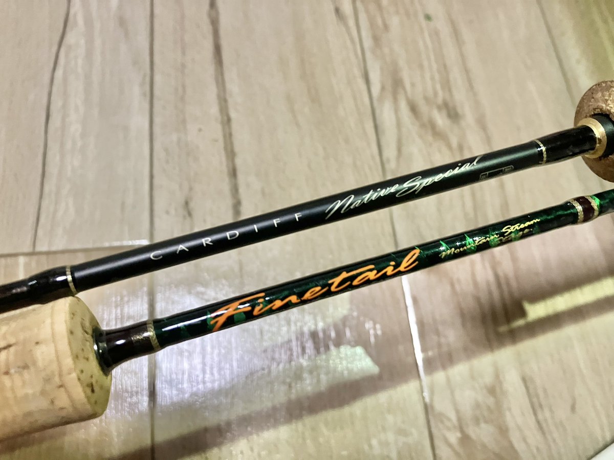 SHhiroaki222's tweet photo. 今回は、私が現在渓流でメインロッドとして使用している、シマノ「カーディフ ネイティブスペシャル S54UL」のレビュー記事です。

渓流用ルアーロッドの中でも特に使用者が多いと思われるメジャークラフト　ファインテールを一つのベンチマークとして比較…
https://t.co/GuJ5Fai3fu https://t.co/ouBxGZByHt