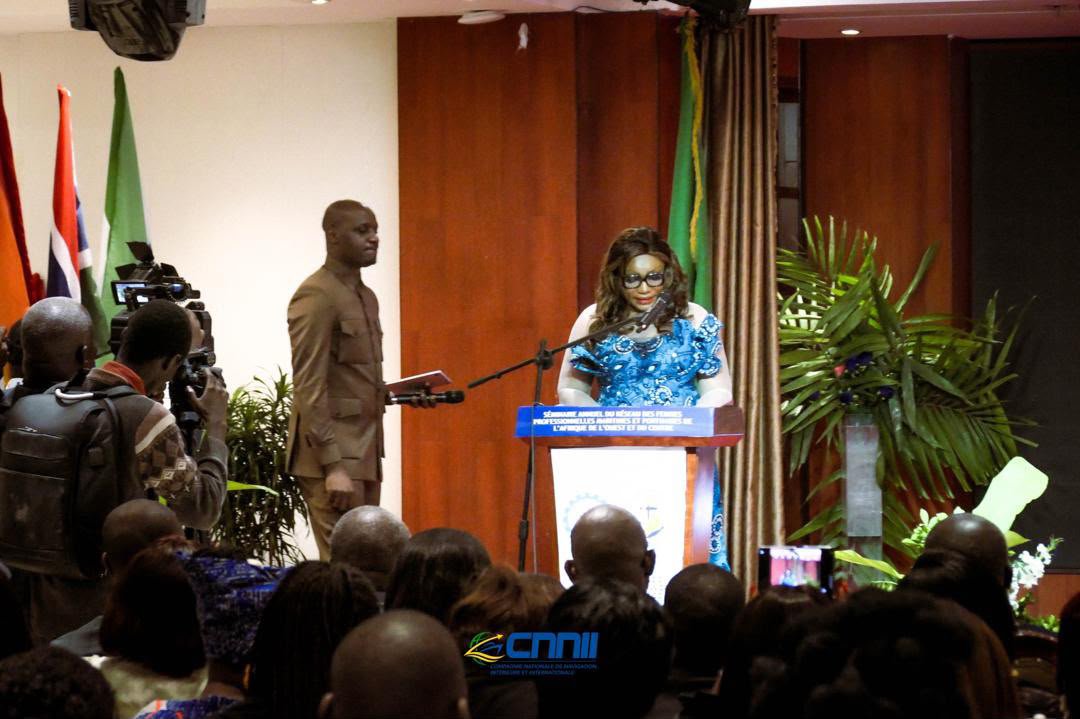 CNNIIofficiel's tweet photo. Nos femmes de la #CNNII ont participé au Séminaire Annuel du RFPMP-AOC à Libreville sur l’intégration de l’IA dans la gestion portuaire et la sûreté maritime.
📌 Innovation, sécurité, durabilité: l’avenir du maritime se construit aussi au féminin. #RFPMPAOC #IA #CNNIIISBACK https://t.co/lMLGE5i3qb