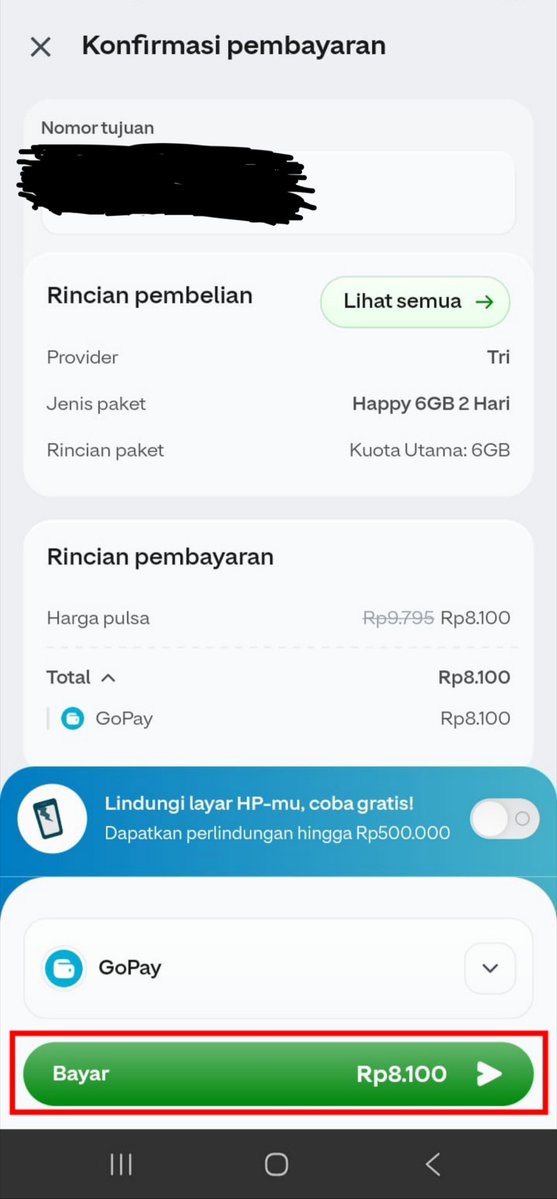 HoperJamie51243's tweet photo. Kuota Tri kamu tiris pas lagi seru-serunya scrolling TikTok? Tenang, langsung buka aplikasi GoPay! Lagi ada promo Spesial Harga Merdeka, paket data Tri serba Rp8.100 doang. #KUOTASERBA8RIBU https://t.co/spM1grHUZX