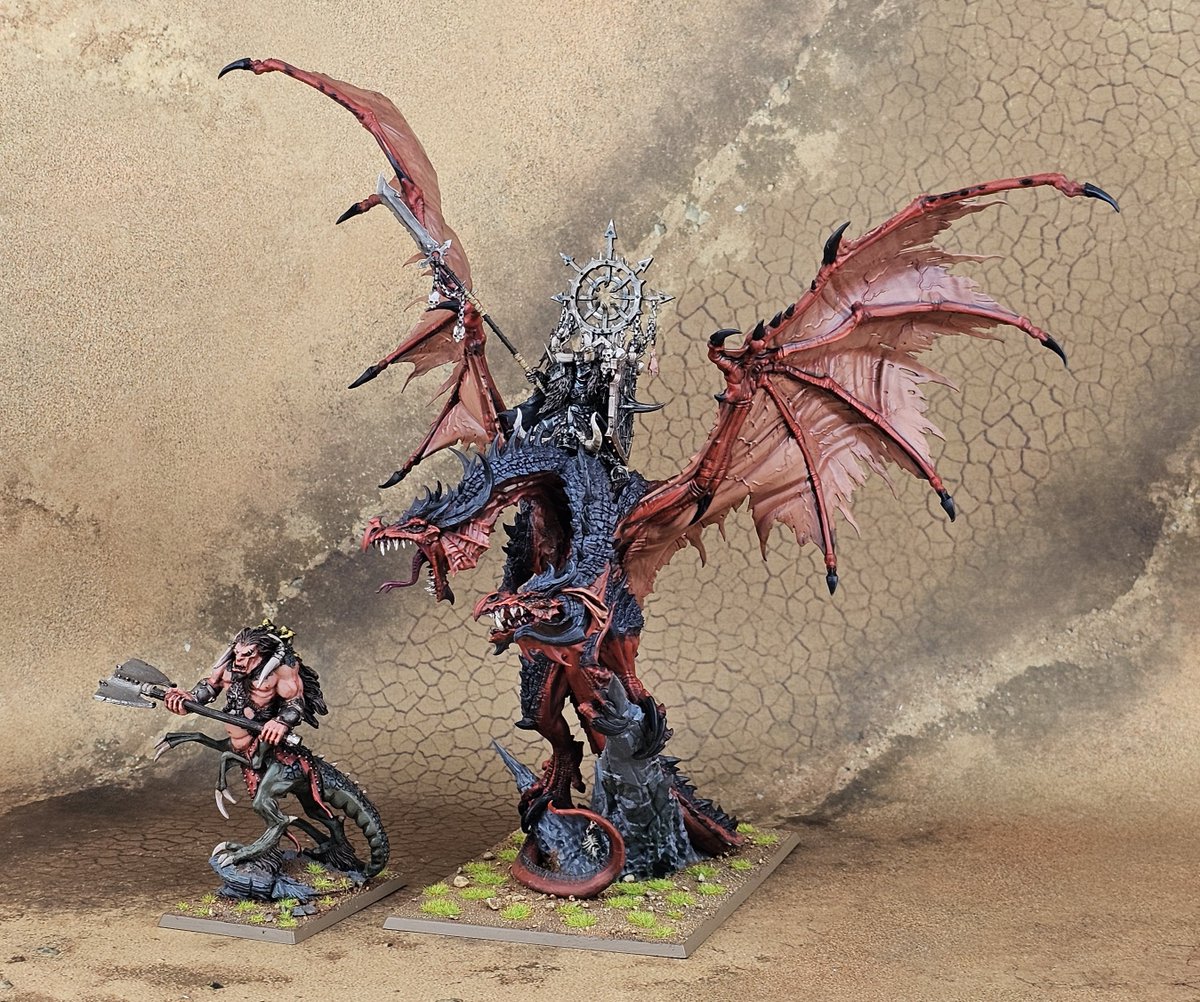 spruesandbrews's tweet photo. We check out the MASSIVE new Chaos Lord on Chaos Dragon in our full review over on https://t.co/KGcDRwgZAS #warhammercommunity #adwip #paintingwarhammer #theoldworld #warhammertheoldworld https://t.co/1HQ9CMP3C1